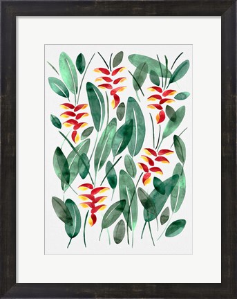 Framed Hanging Lobster Claw Print