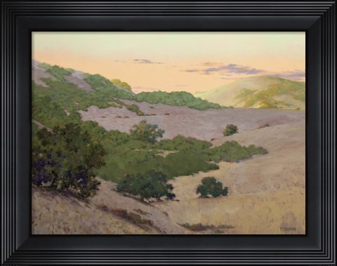Framed San Juan Bautista Hills Print