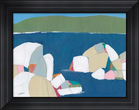 Framed Sand Harbor No. 1 Print