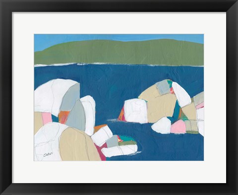 Framed Sand Harbor No. 1 Print