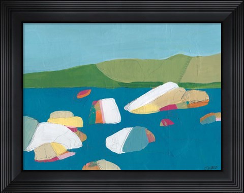 Framed Sand Harbor No. 2 Print