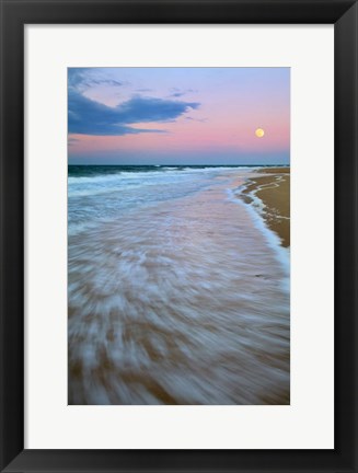 Framed Cape Cod Moonset Print