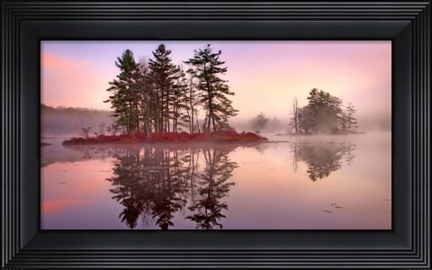 Framed Islands in The Pink Print