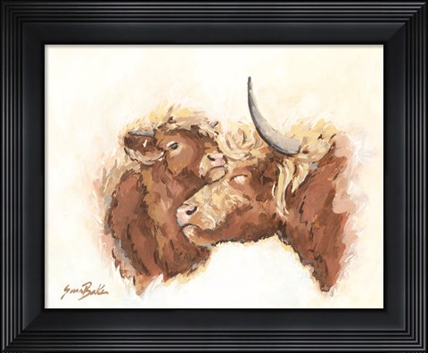 Framed Chin Up Little One Print