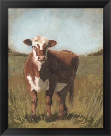 Framed Henry in the Field Print