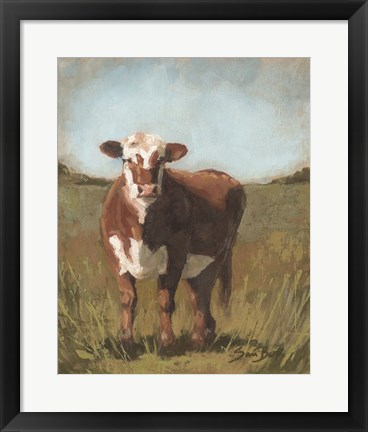 Framed Henry in the Field Print