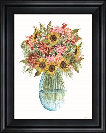 Framed Sunny Days Bouquet Print