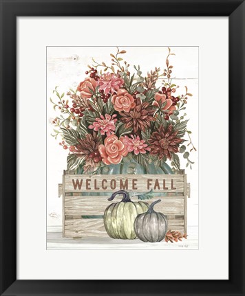 Framed Welcome Fall Print