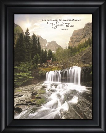 Framed My Soul Longs for You I Print