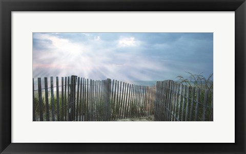 Framed Dewey Sunrays Print
