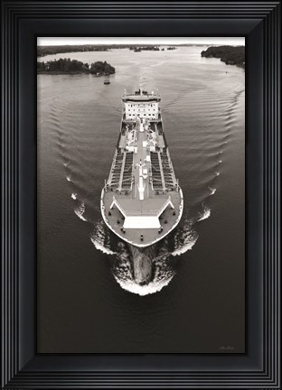 Framed Marking Waves Print