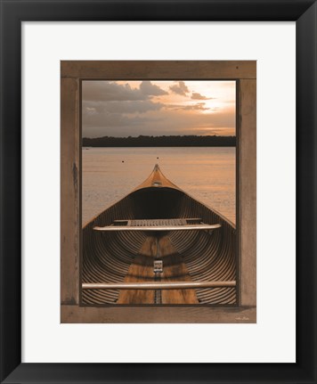 Framed Antique Canoe II Print