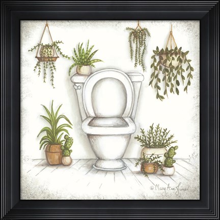 Framed Serene and Green Print