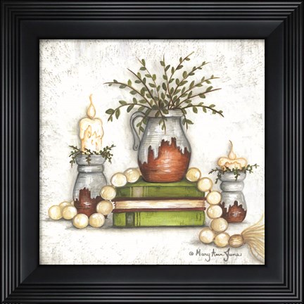 Framed Rusted Stoneware Print
