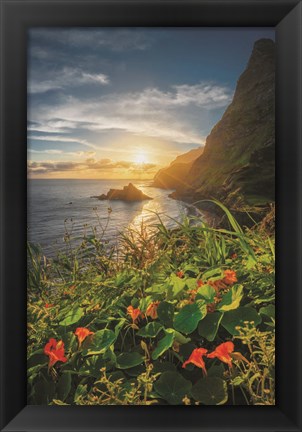 Framed Sunrise in Paradise Print