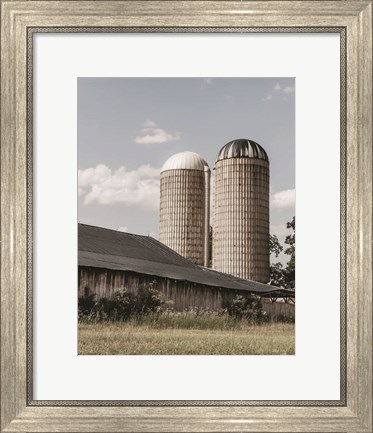Framed Standing Farm Sisters Print