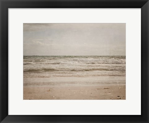 Framed Vintage Beach Print