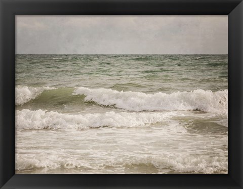 Framed Vintage Waves I Print