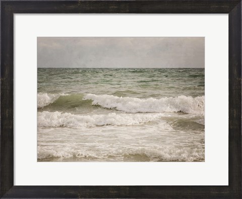 Framed Vintage Waves I Print