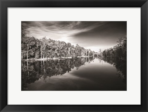 Framed Glassy Creek Print