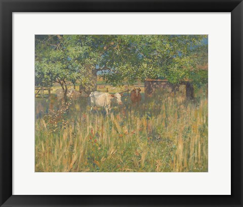 Framed Field Cows Print