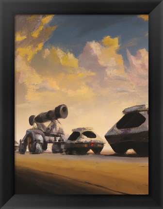 Framed Sci-Fi Cars Print