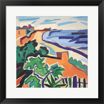 Framed Italy Ocean II Print