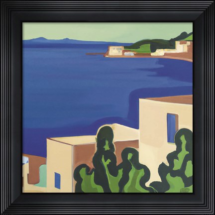 Framed Italy Ocean III Print