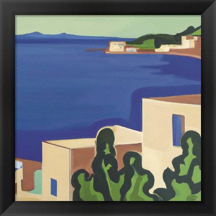 Framed Italy Ocean III Print