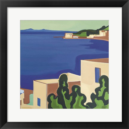 Framed Italy Ocean III Print