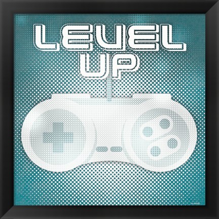 Framed Level Up Print