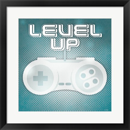 Framed Level Up Print