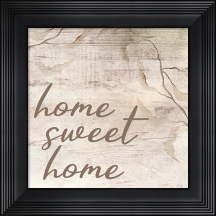 Framed Home Sweet Home Print