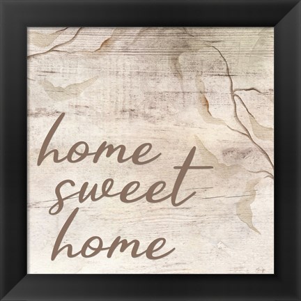 Framed Home Sweet Home Print