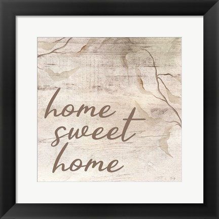 Framed Home Sweet Home Print