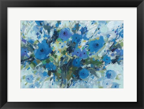 Framed Blueming 01 Landscape Print