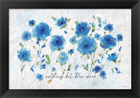 Framed Blueming 07 Print
