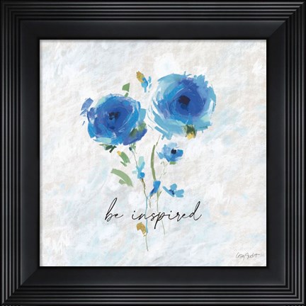 Framed Blueming 09 Print