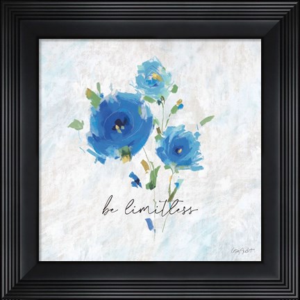 Framed Blueming 11 Print
