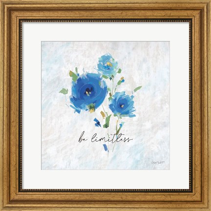 Framed Blueming 11 Print