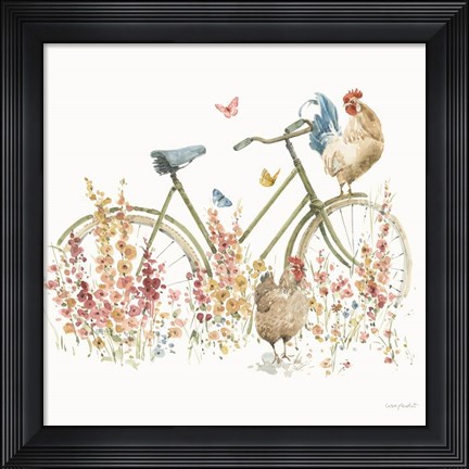 Framed Countryside XXXIV square Print