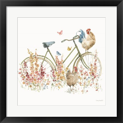 Framed Countryside XXXIV square Print