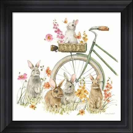 Framed Hop on Spring XVII Print