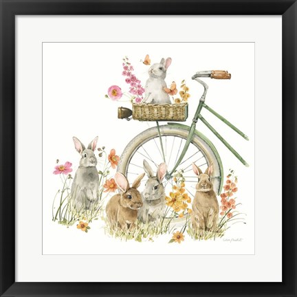 Framed Hop on Spring XVII Print
