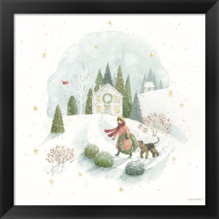 Framed Magical Winterland II Print