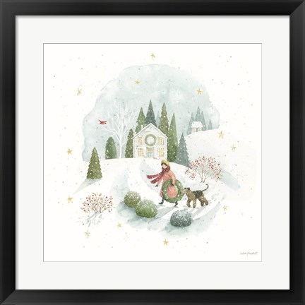 Framed Magical Winterland II Print