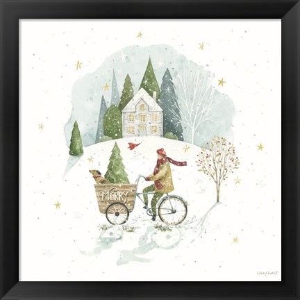 Framed Magical Winterland III Print