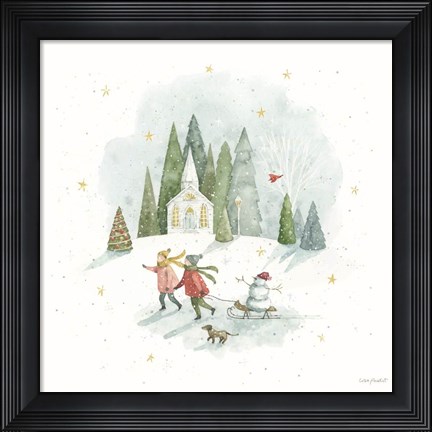 Framed Magical Winterland IV Print