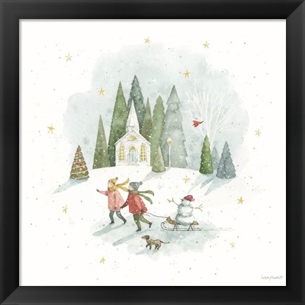 Framed Magical Winterland IV Print