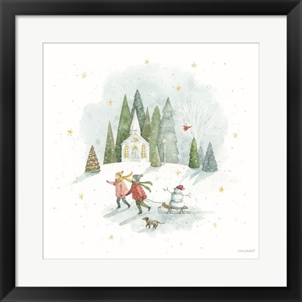 Framed Magical Winterland IV Print